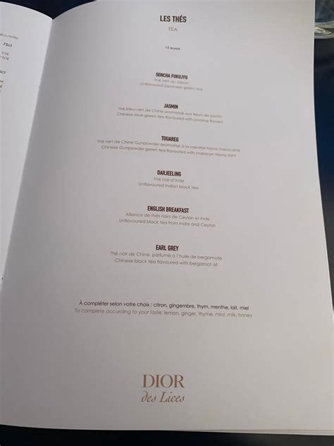 dior des lices menu|dior des lices st tropez.